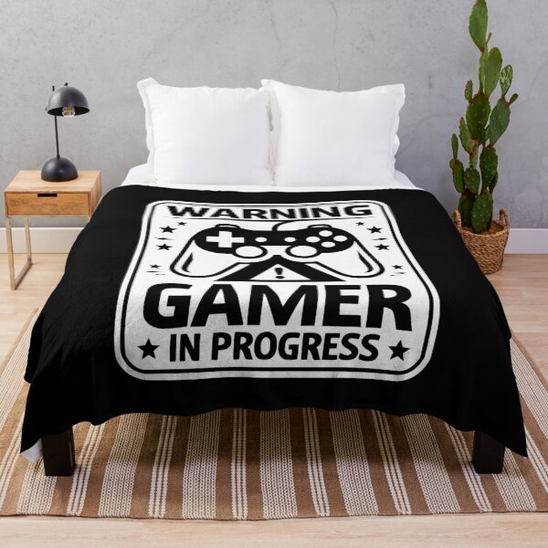 Item preview, Warning Gamer in Progress designed and sold by Frank Ring.