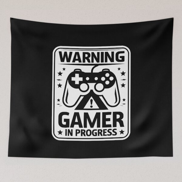 Item preview, Warning Gamer in Progress designed and sold by Frank Ring.