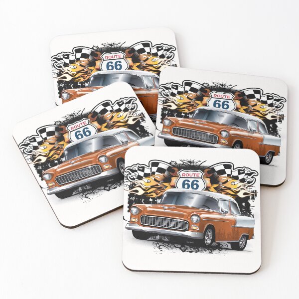 Item preview, Route 66 Racing 55 Chevy  designed and sold by ArtWithImpact.