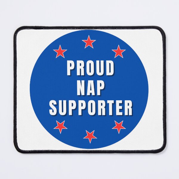 Item preview, Proud Nap Supporter (blue) designed and sold by Kchika268.