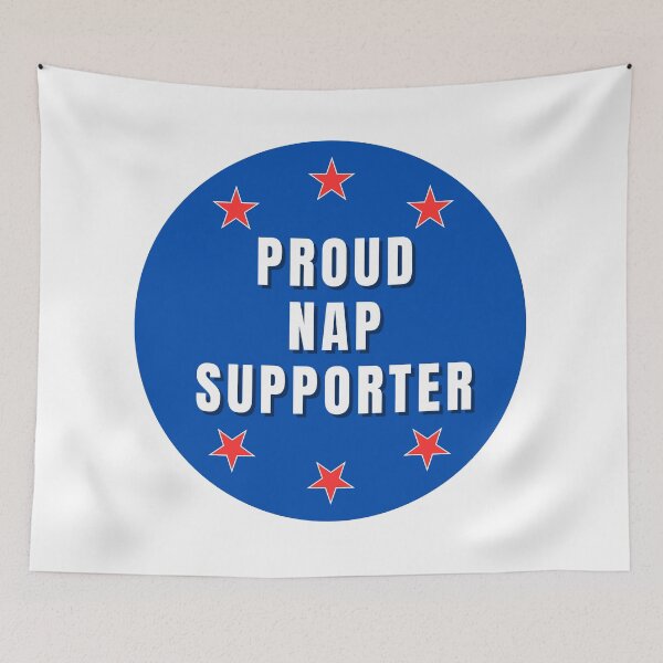 Item preview, Proud Nap Supporter (blue) designed and sold by Kchika268.