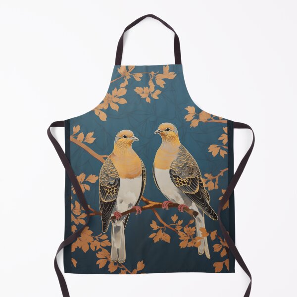 Item preview, Golden Love birds asian inspired Art Print designed and sold by LagomCitron.