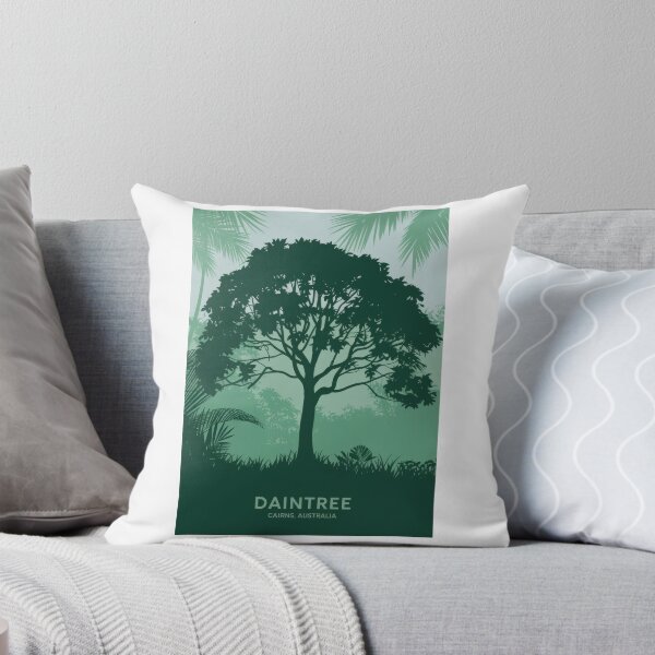 Item preview, Minimalist Vintage Travel Poster - Tropical Daintree Forest Cairns Australia designed and sold by pod24.