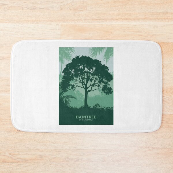 Item preview, Minimalist Vintage Travel Poster - Tropical Daintree Forest Cairns Australia designed and sold by pod24.
