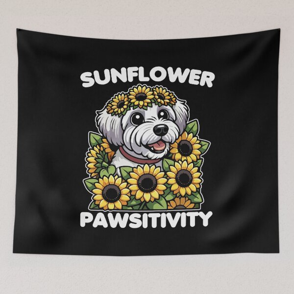 Item preview, Sunflower Pawsitivity designed and sold by MaateoDesign.
