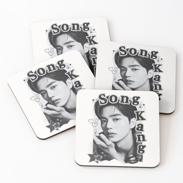 Item preview, Song Kang Collage: Retro Black and White Charm designed and sold by AJUNICE STUDIO.