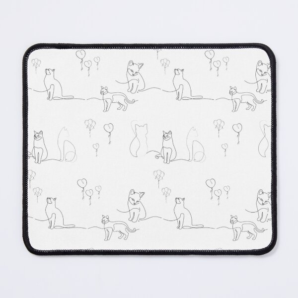 Item preview, cats in black and white designed and sold by Rompecabezas.