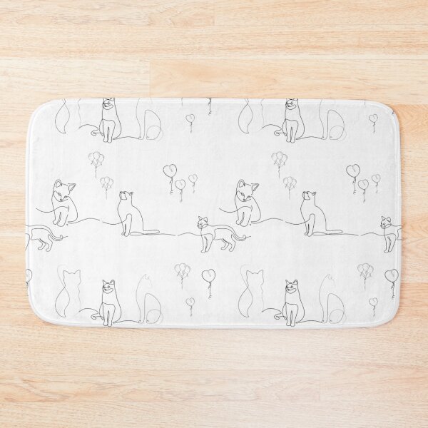 Item preview, cats in black and white designed and sold by Rompecabezas.