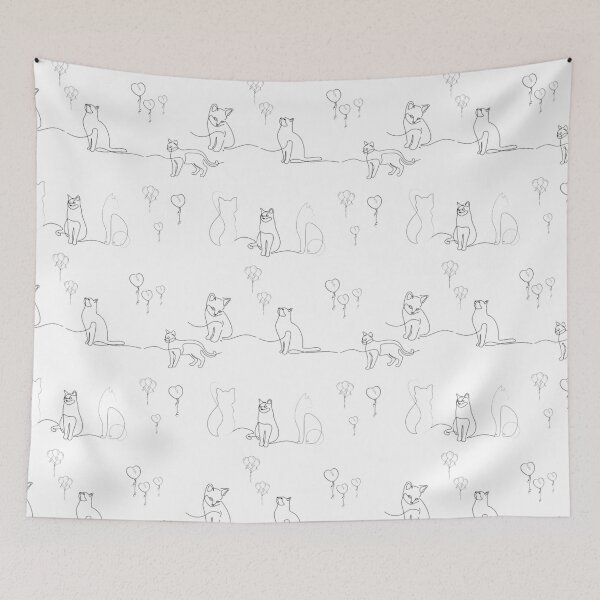 Item preview, cats in black and white designed and sold by Rompecabezas.