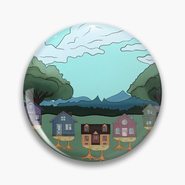 Item preview, A Flock of Baba Yaga Huts designed and sold by Marguerite Artistry.