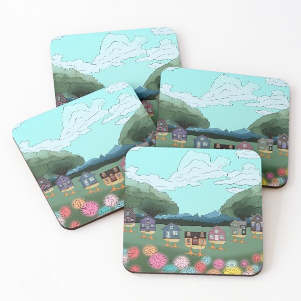 Item preview, A Flock of Baba Yaga Huts designed and sold by Marguerite Artistry.