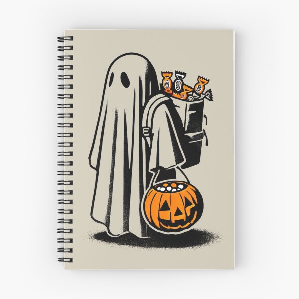 Item preview, Trick or Treating Ghost with Candy Bucket designed and sold by Blink Art Studio.
