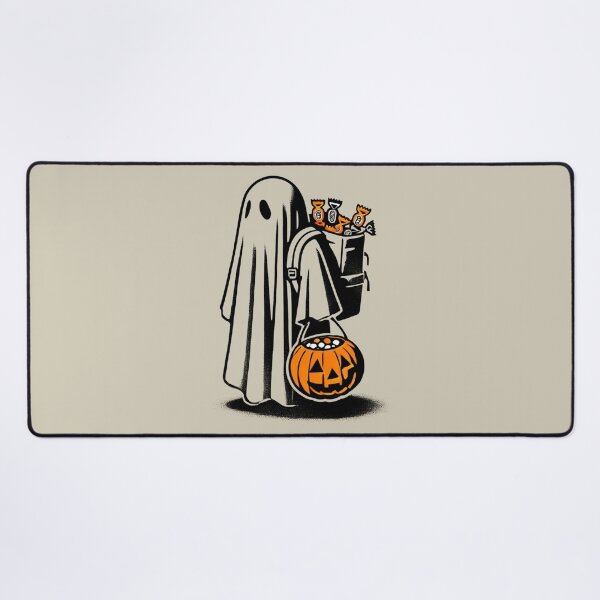Item preview, Trick or Treating Ghost with Candy Bucket designed and sold by Blink Art Studio.