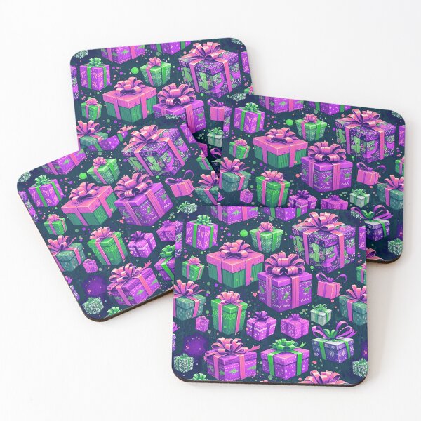 Item preview, Purple Christmas Presents Pattern | Christmas Gifts | Matching Family Winter Outfit designed and sold by PinkGoddessLove.