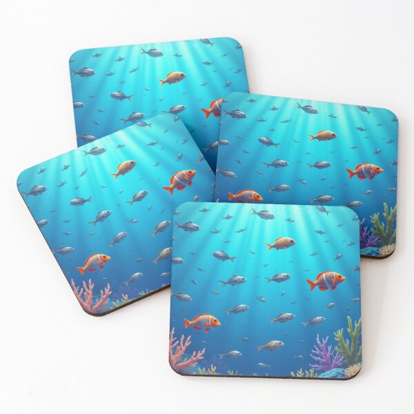 Item preview, Underwater Wonders: Deep Blue Serenity designed and sold by CosyCush.