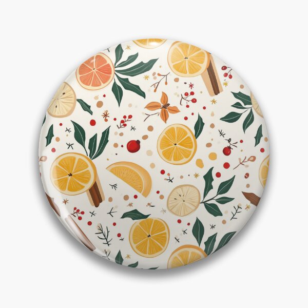 Item preview, Cheery Citrus and Cinnamon Pattern designed and sold by GoatAndCamel.