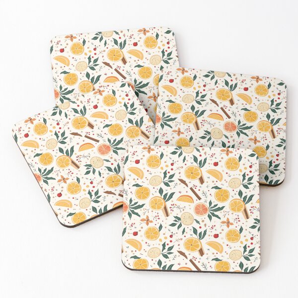 Item preview, Cheery Citrus and Cinnamon Pattern designed and sold by GoatAndCamel.