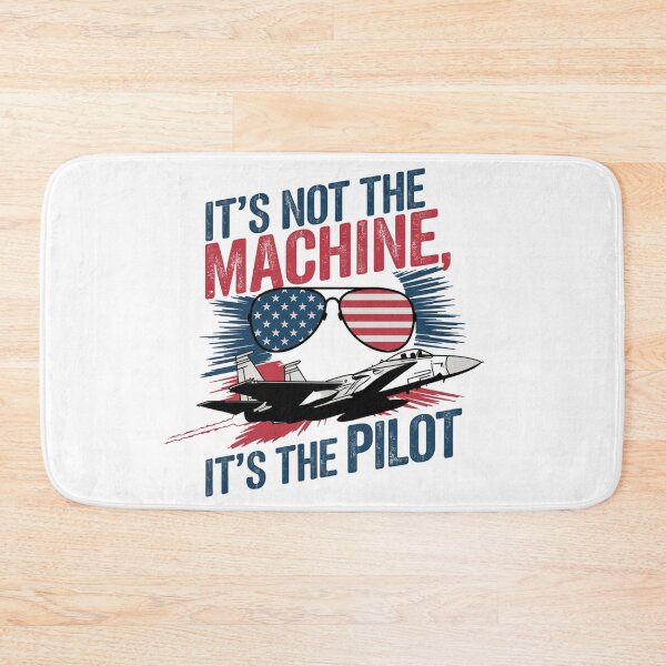 Item preview, It's not the machine, it's the pilot. designed and sold by Bernard G..