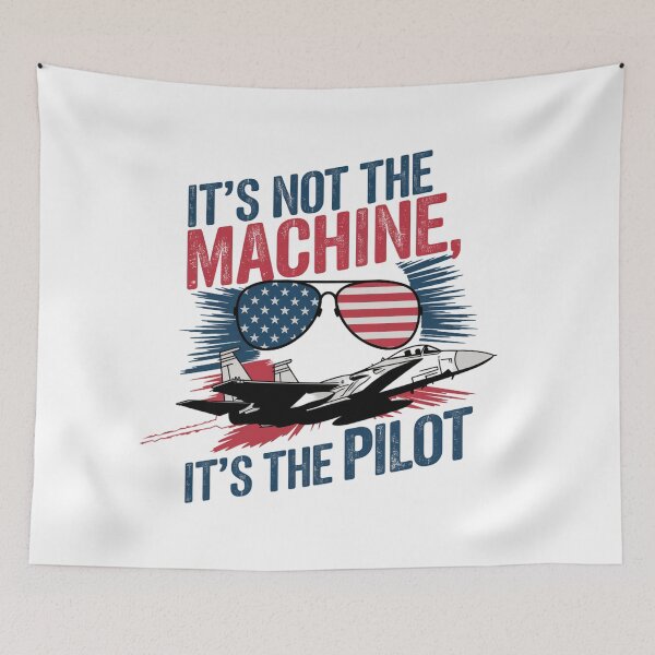 Item preview, It's not the machine, it's the pilot. designed and sold by Bernard G..