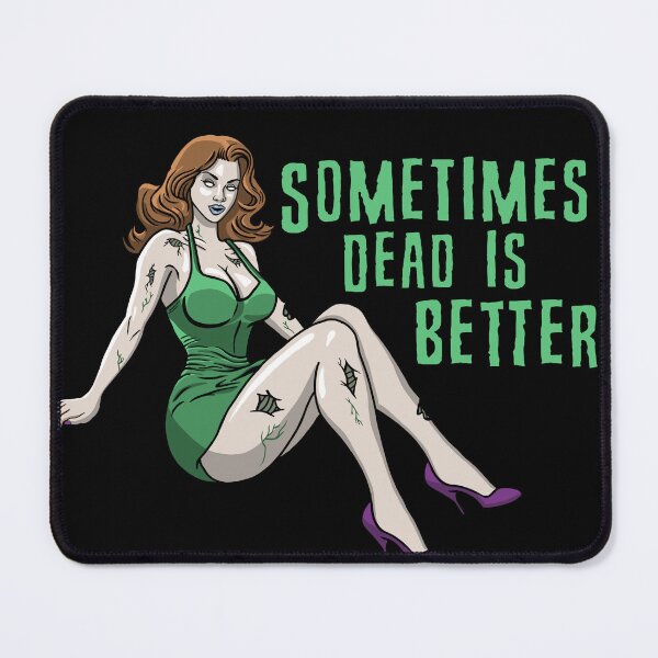 Item preview, Zombie Pin-Up, Sometimes Dead is Better designed and sold by Black Sundae Designs.