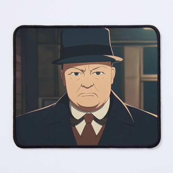 Item preview, Winston Churchill | Anime style designed and sold by ComicsFactory.