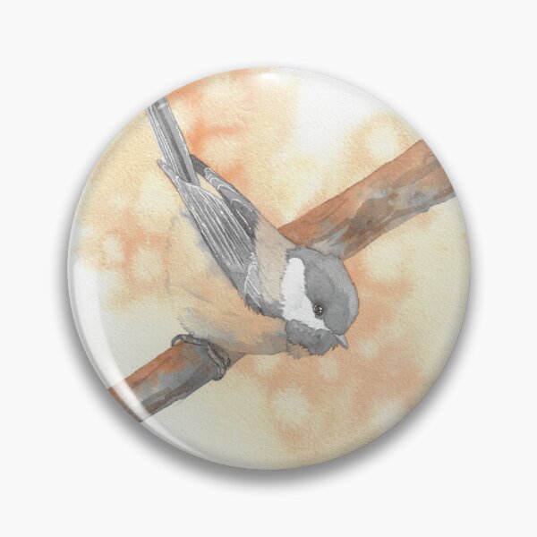 Item preview, black-capped chickadee watercolor designed and sold by L'Atelier Oranjade.