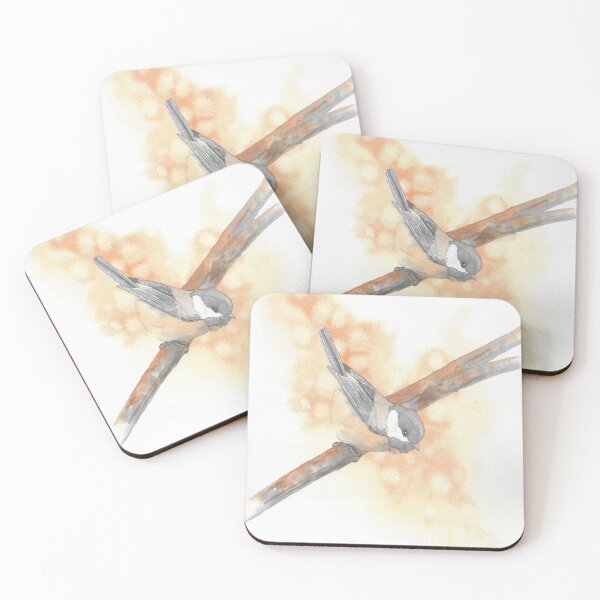 Item preview, black-capped chickadee watercolor designed and sold by L'Atelier Oranjade.