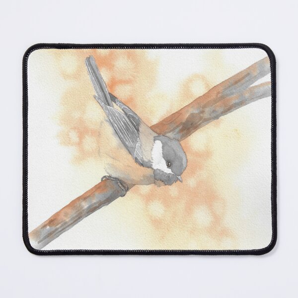 Item preview, black-capped chickadee watercolor designed and sold by L'Atelier Oranjade.