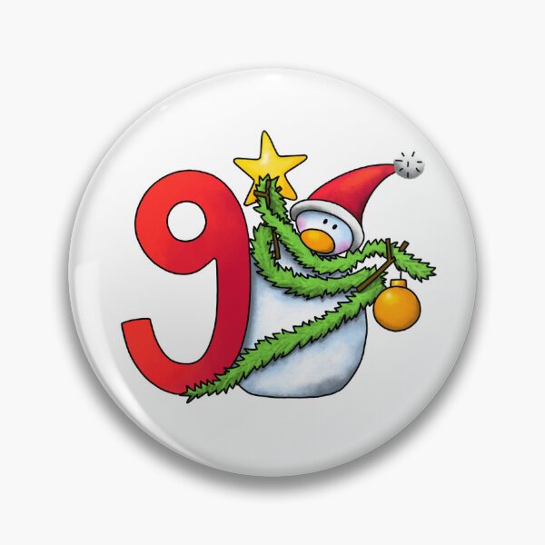 Item preview, Snowman - Number 9 - Advent Calendar  designed and sold by laureH.