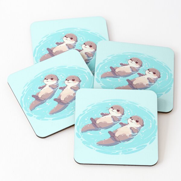 Item preview, Significant Otters Kawaii Otters Bath  designed and sold by TomFrontierArt.