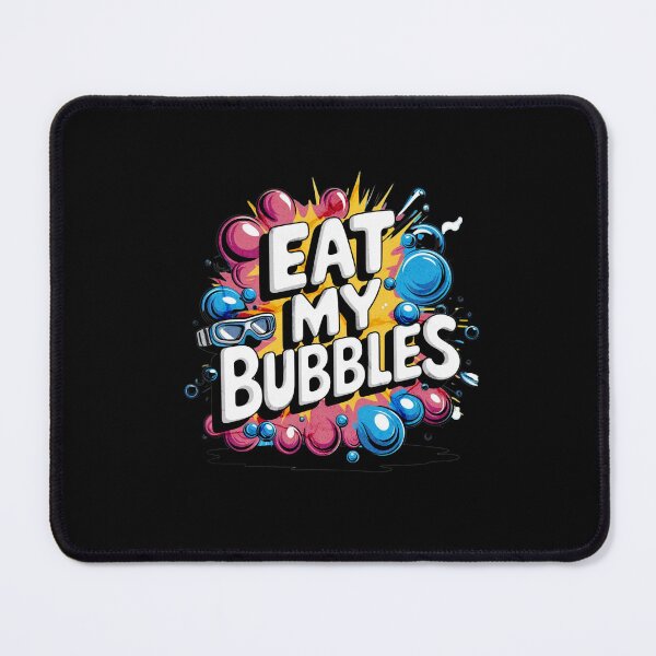 Item preview, Eat My Bubbles – Fun and Playful Swimming Design designed and sold by OwlWorks.