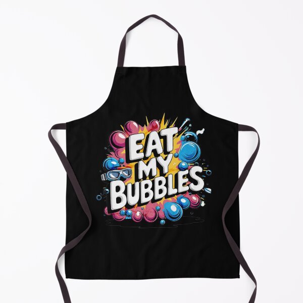 Item preview, Eat My Bubbles – Fun and Playful Swimming Design designed and sold by OwlWorks.