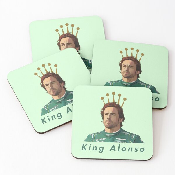 Item preview, King Alonso Fernando Alonso Aston Martin  designed and sold by Pink Polar F1.