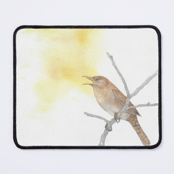 Item preview, northern house wren (Troglodytes aedon) watercolor designed and sold by L'Atelier Oranjade.