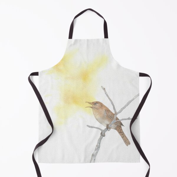 Item preview, northern house wren (Troglodytes aedon) watercolor designed and sold by L'Atelier Oranjade.