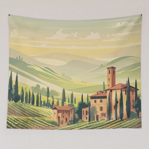 Item preview, Travel Poster - Tuscany designed and sold by Skyeleigh and Spideough.
