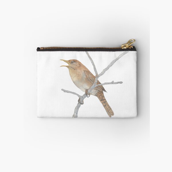 Item preview, northern house wren (Troglodytes aedon) watercolor 2 designed and sold by L'Atelier Oranjade.