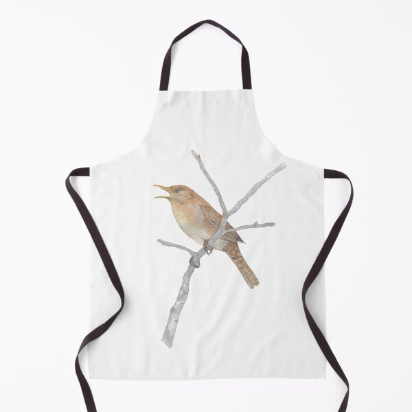 Item preview, northern house wren (Troglodytes aedon) watercolor 2 designed and sold by L'Atelier Oranjade.