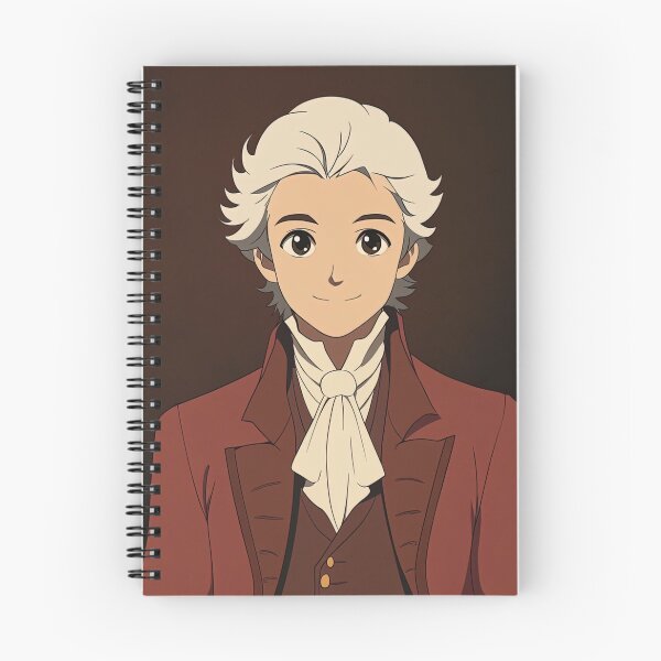 Item preview, Wolfgang Amadeus Mozart | Anime style designed and sold by ComicsFactory.