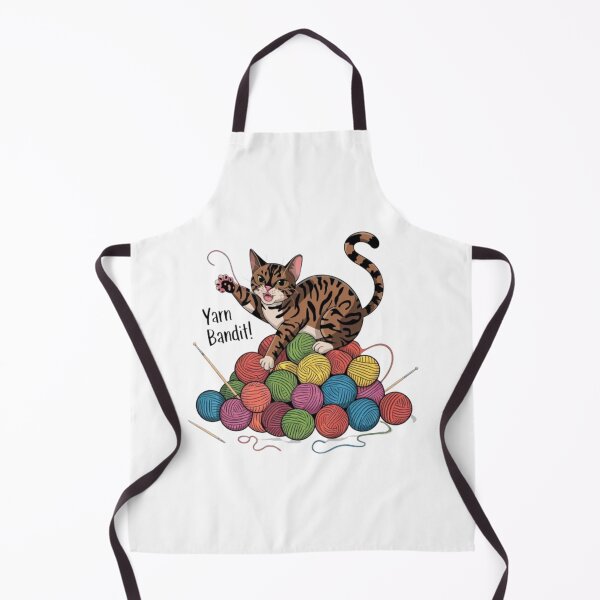 Item preview, Yarn Bandit – Playful Bengal Cat Chaos designed and sold by Petpixy.