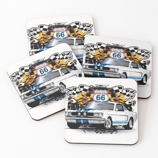 Item preview, Route 66 Racing 65 Mustang designed and sold by ArtWithImpact.