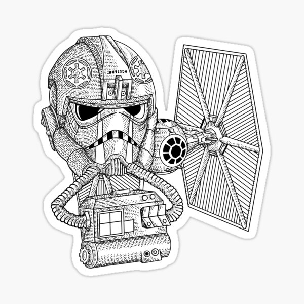 Vista previa del artículo con la obra «Tie Pilot», diseñado y vendido por KevinRaw.
