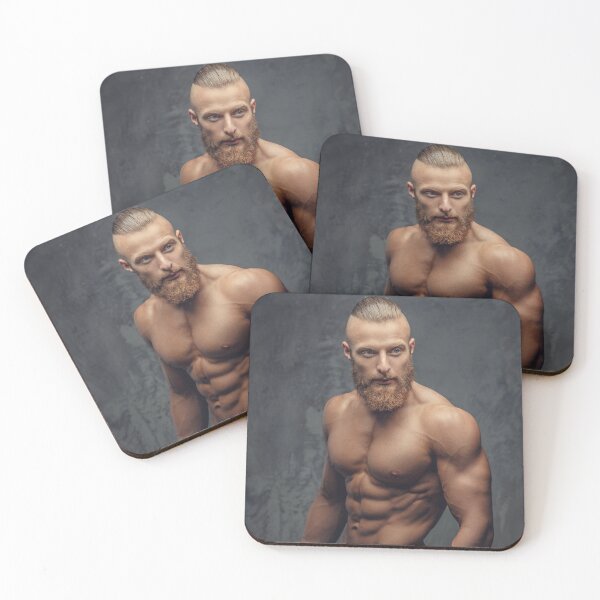 Item preview, Bastian: Muscular Bearded Man with Undercut designed and sold by Atlas Kai.
