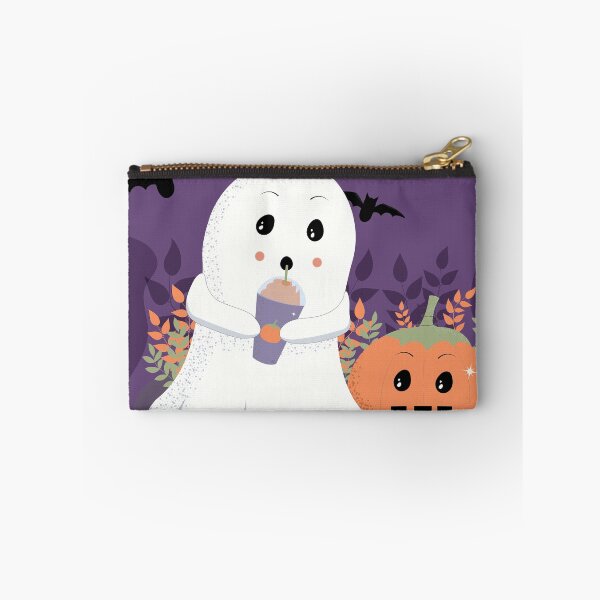 Item preview, Halloween Ghost with Cold Pumpkin Spice Latte designed and sold by iCraftCafe.