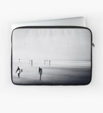 Strangers on a Beach - Abstract seascape Laptop Sleeve