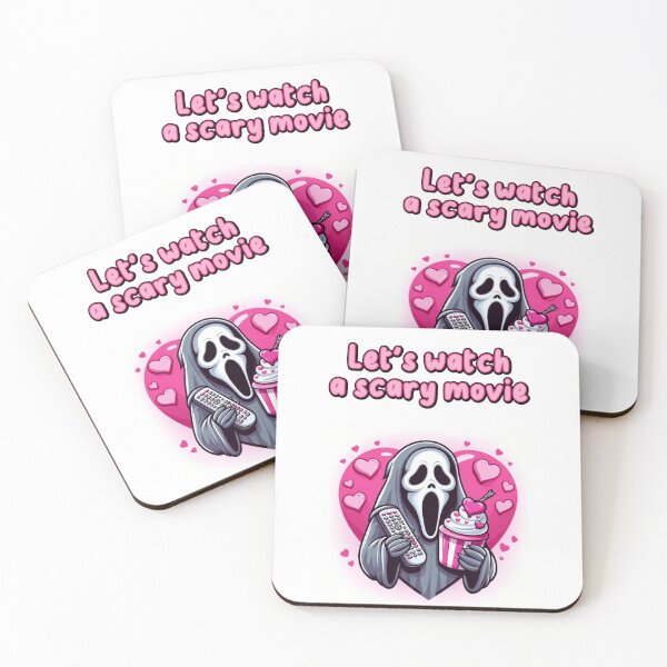 Item preview, Let's Watch A Scary Movie designed and sold by fangtasticprint.