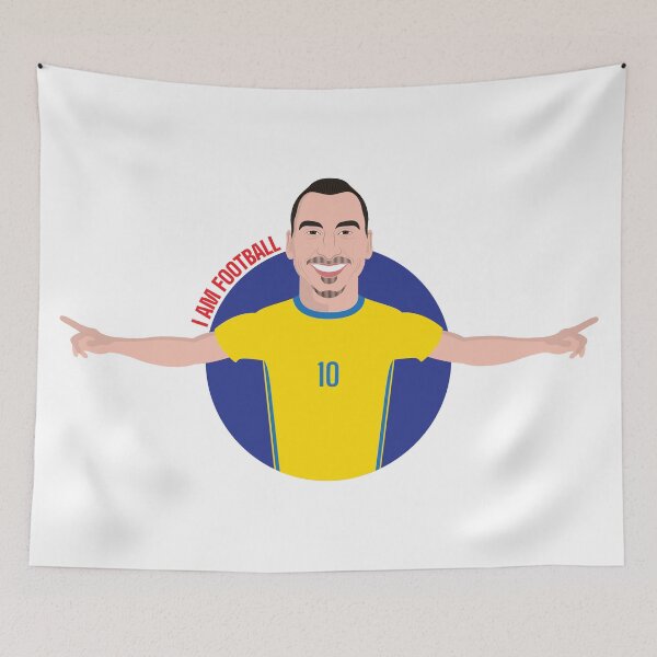 Item preview, Zlatan Ibra Ibrahimovic king football celebrations designed and sold by vectorlove.
