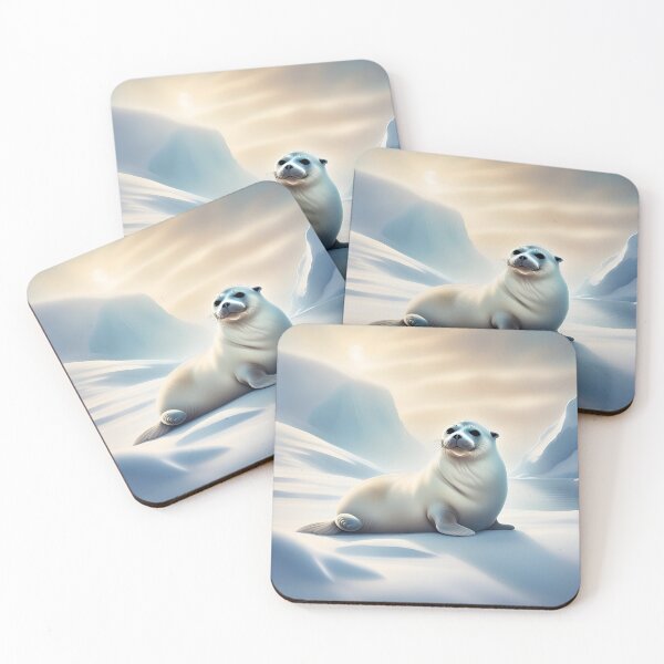 Item preview, Harp Seal In The Snow designed and sold by Tibomessiaen.