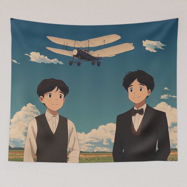 Item preview, Wright brothers  | Anime style designed and sold by ComicsFactory.