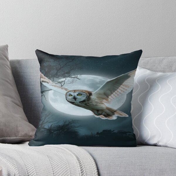 Artikelvorschau, Owl fliegt mit Vollmond, Halloween, Halloween -Kürbis, Halloween -Fantasie entworfen und verkauft von Expressions-Sel.